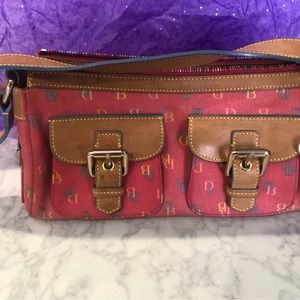 Dooney and Burke pink leather purse